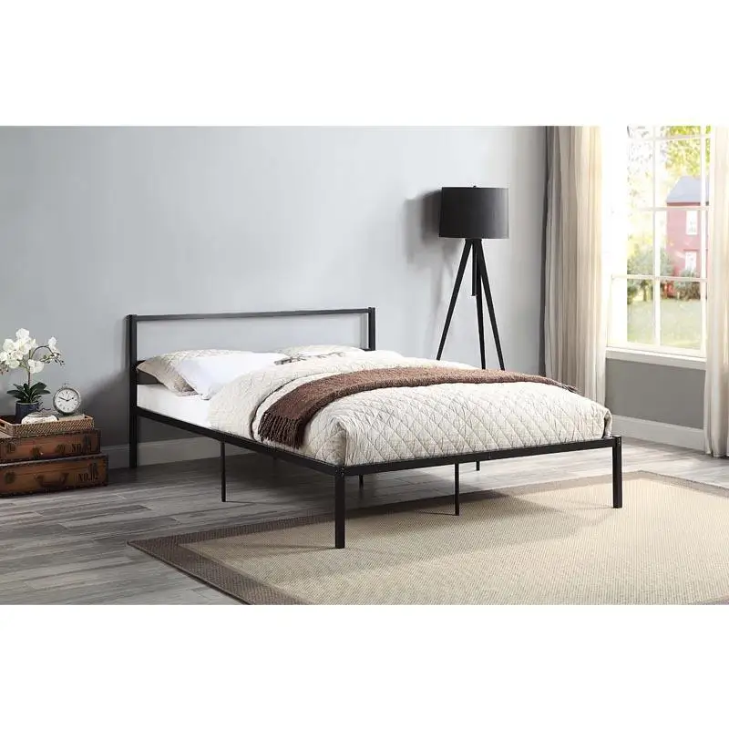Foreign trade for American disassembly and assembly iron frame bed double modern simple iron frame  Nordic platform