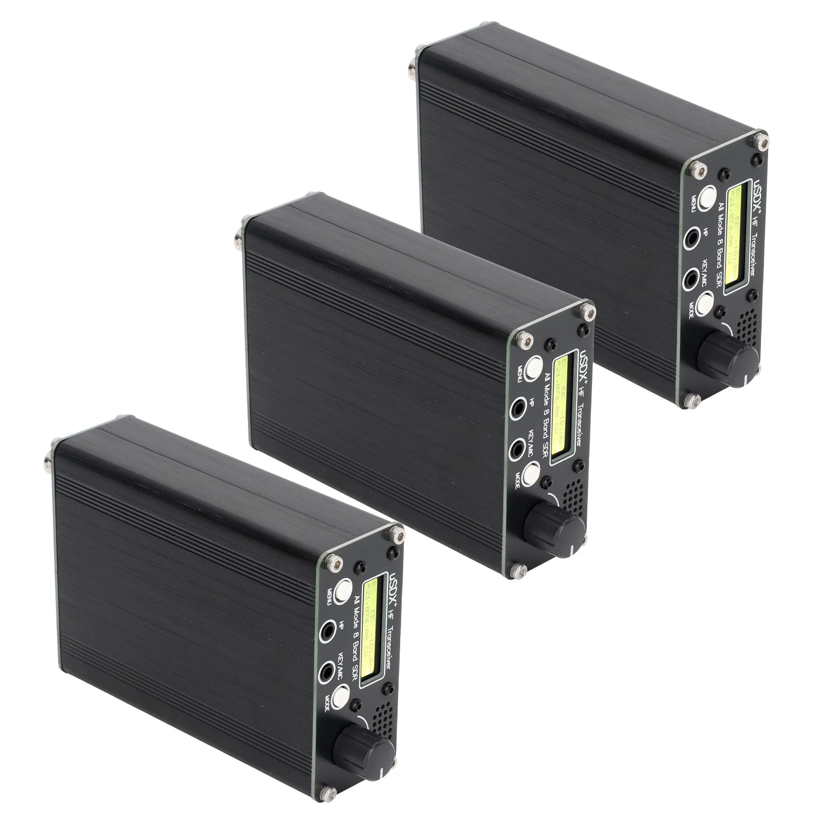 Transceptor de rádio de 8 bandas LCD Modo completo HF SSB QRP Transceptor com conector de antena BNC QRP SSB Transceptor Transceptor