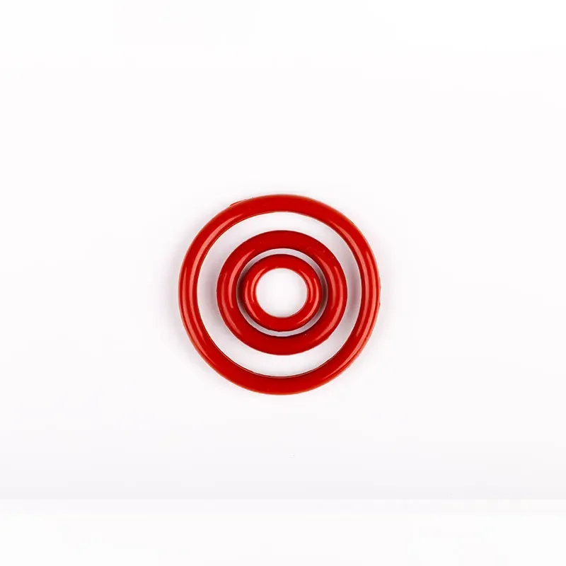 CS 1.5 مللي متر الأحمر الغذاء الصف سيليكون O-حلقة OD 5-80 مللي متر O-حلقة ختم طوقا التآكل والارتداء ومقاومة درجات الحرارة العالية