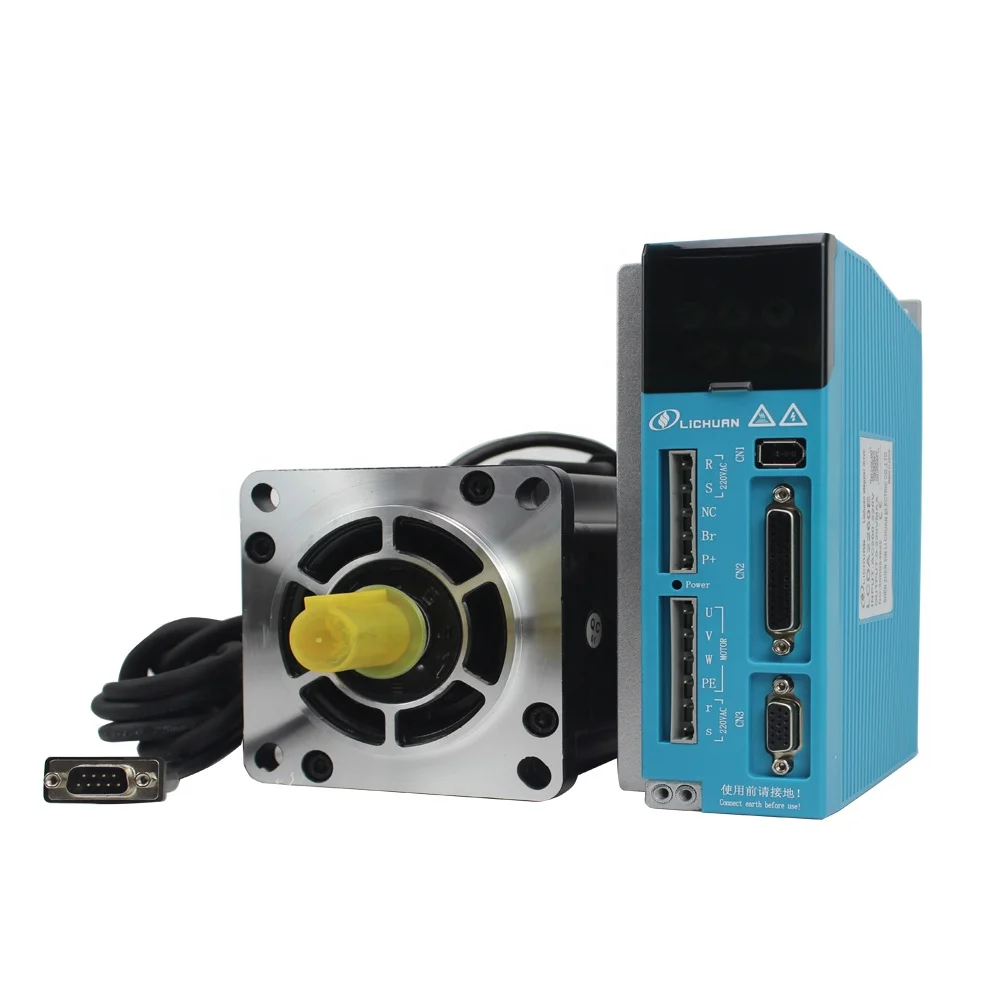 

Lichuan AC220V Nema42 20Nm Драйвер шагового двигателя с замкнутым контуром, 3-фазный шаговый двигатель с комплектом драйверов с ЧПУ LCDA2260E + LCDA110H3219