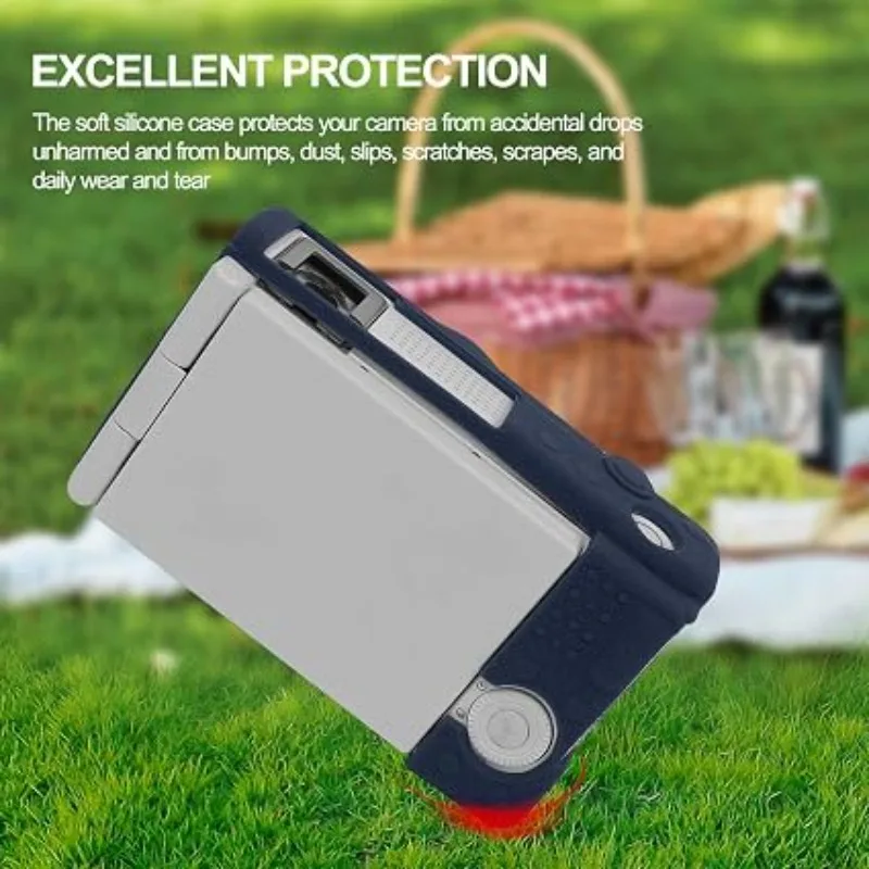 Micro-single camera protective case For Sony ZV-1m2 vlog  zv1f silicone case, soft rubber Armor Skin Case Body Cover Protector
