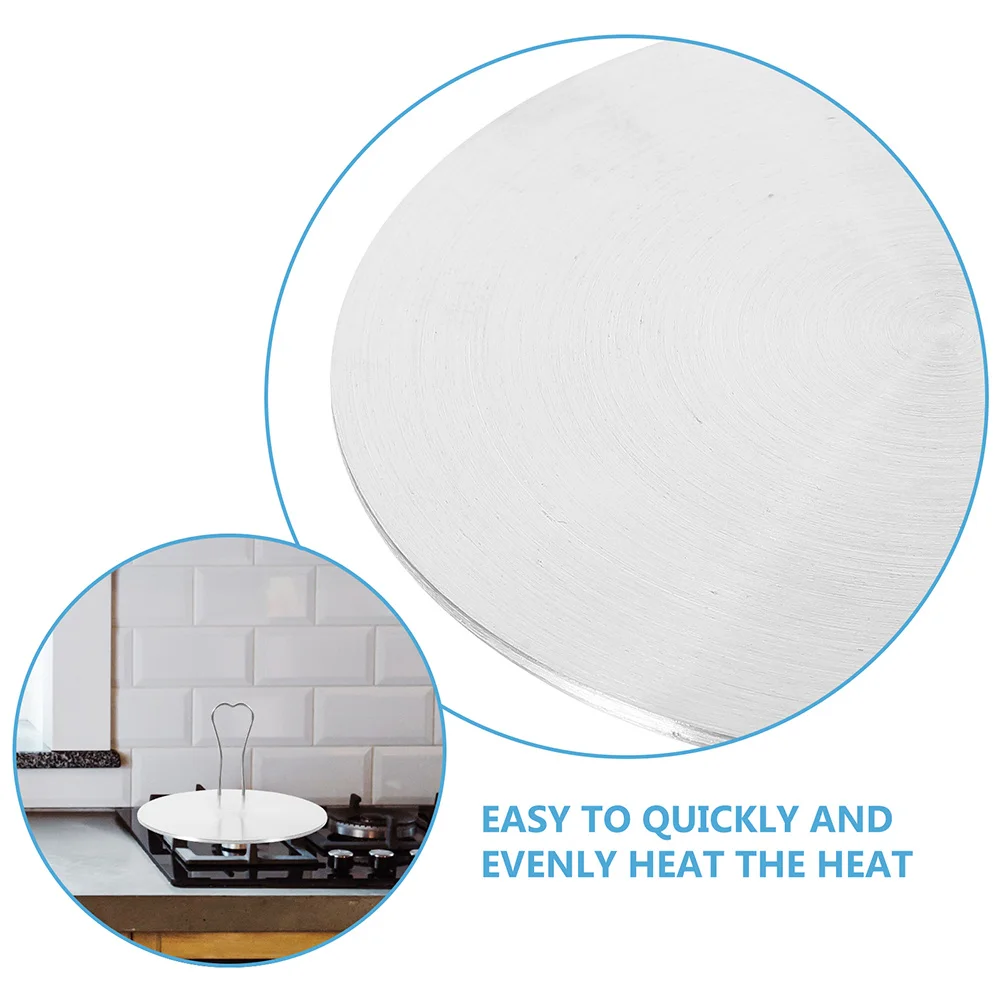 

Induction Plate Premium Stainless Steel Heat Diffuser for Cooktop Induction Cooker Adapter Plate Kitchen Essential Heat Transfer