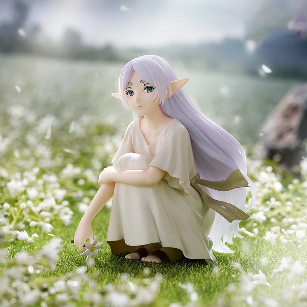 

Anime Frieren Figurine Frieren Action Figure Frieren Squatting Statue Collection Desktop Decorate statue Toy Model Anime Gifts
