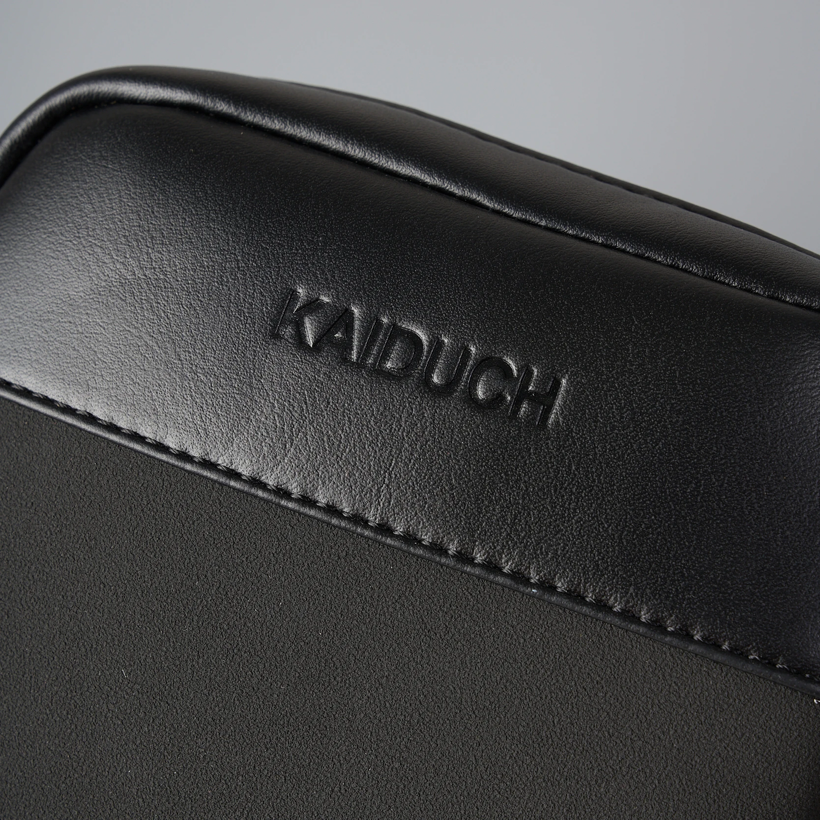 Leichte Umhängetasche aus PU-Leder für Herren, lässige Schultertasche mit mehreren Reißverschlusstaschen, wasserabweisende Brusttasche – Detail 14