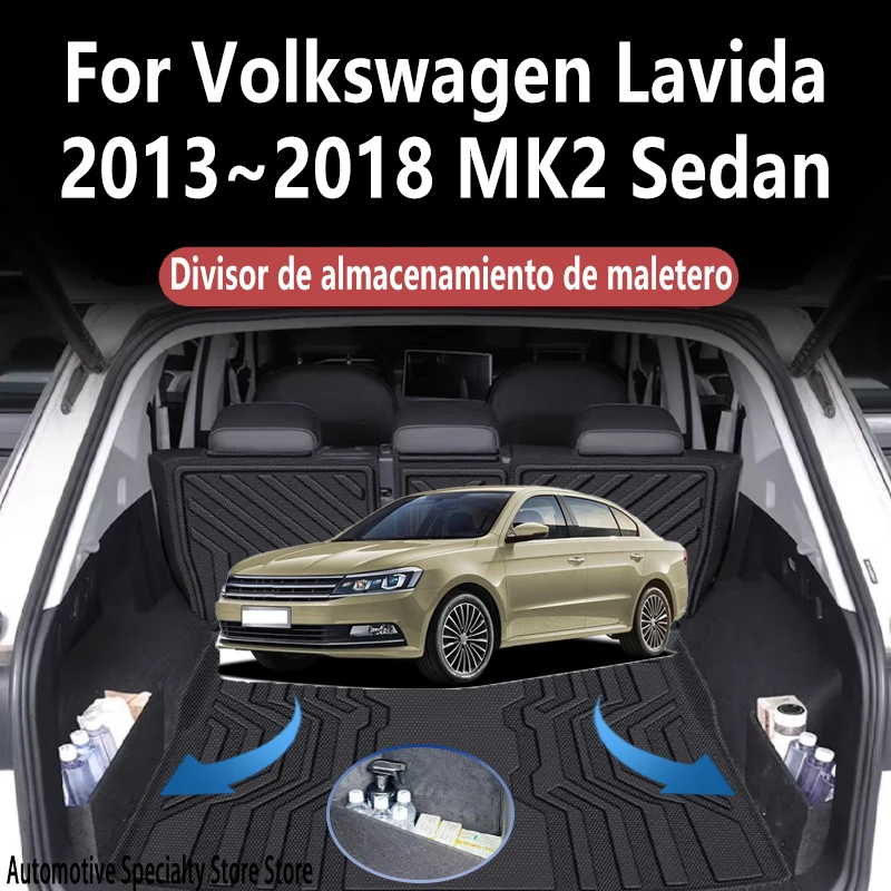 

For Volkswagen Lavida Sedan 2013~2018 17 MK2 Multifunction Trunk Storage Partition Storage Auto Interior Parts Car Accessories