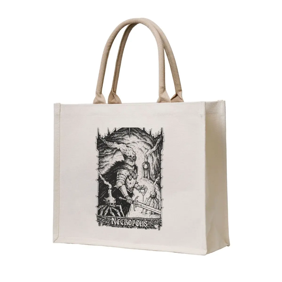 

Necropolis Tote Black Ink Tote Bag custom bags canvas tote bag bag canvas