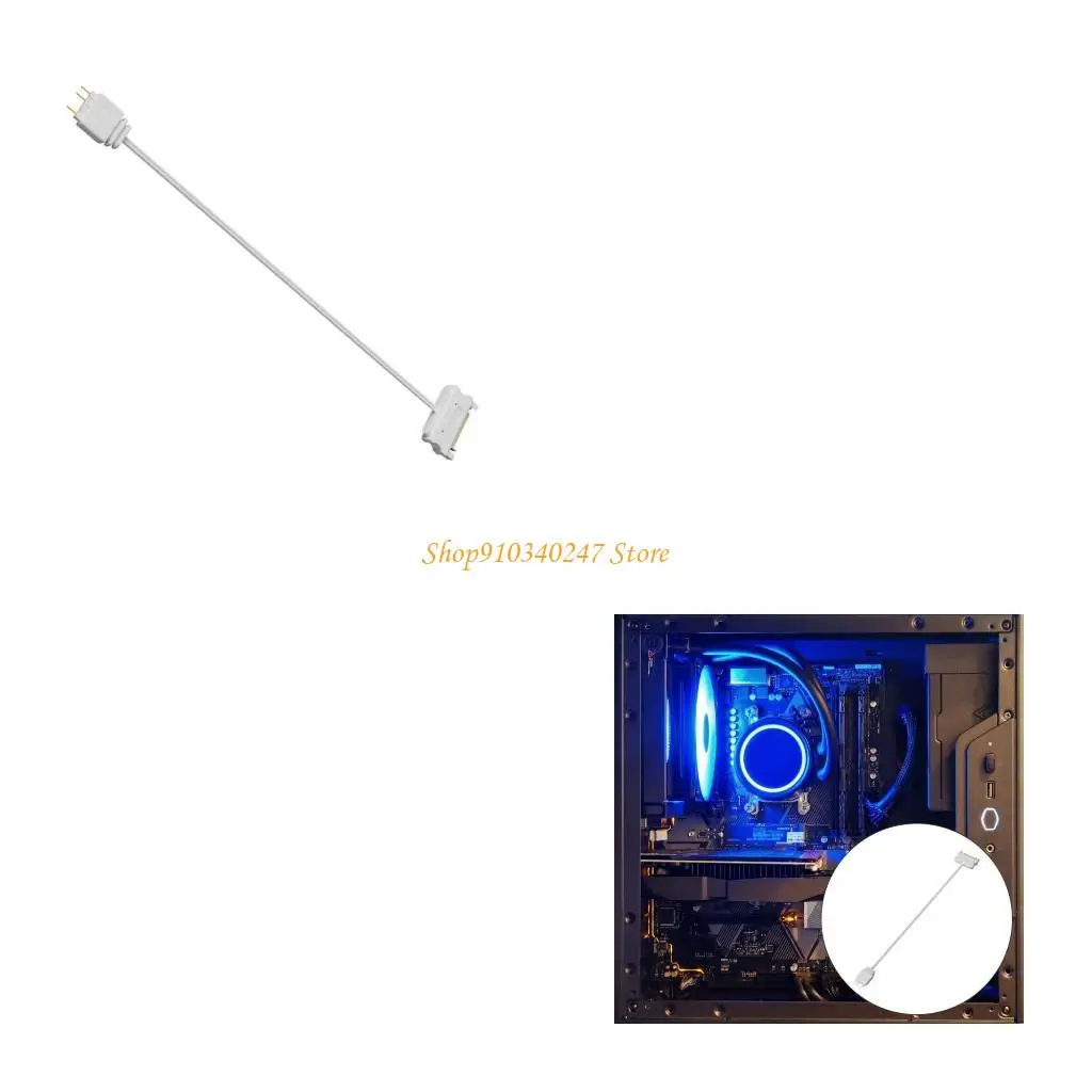 

Q22A 5V 3Pin Extension Cable For Computer Motherboard Cable Connection Extension ARGB Power Supply For PC Case Lighting