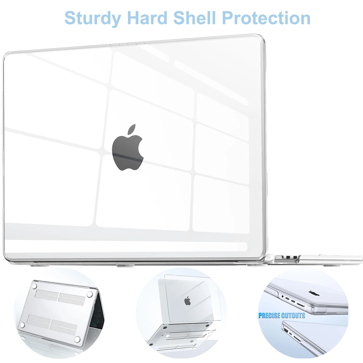 Lightweight Hard Shell For MacBook Neo 13 inch 2026 A3404 A18 Pro Chip, Crystal Clear Case For Mac Air 13.6 inch M5-M2 2026-2022