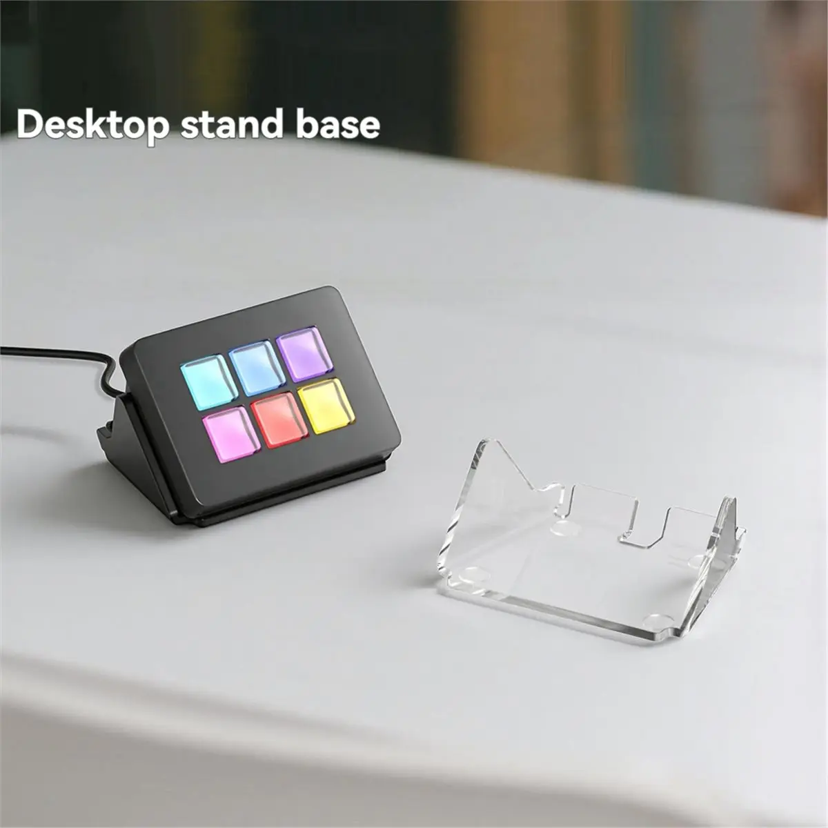 RECOMMENDATION  Desktop Display Stand for StreamDeck .2 Controller, Desk Bracket Non-Slip Base for .2 Black
