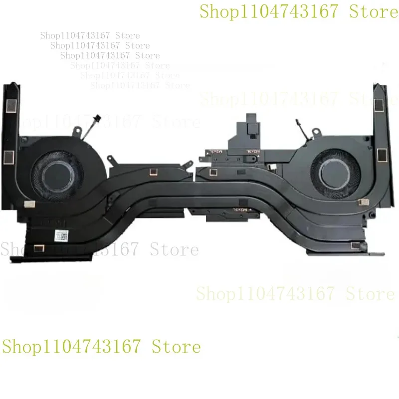 

QIN новый 0YV8VF YV8VF для Alienware X17 R2 охлаждающий вентилятор для процессора + графического процессора с радиатором для ноутбука