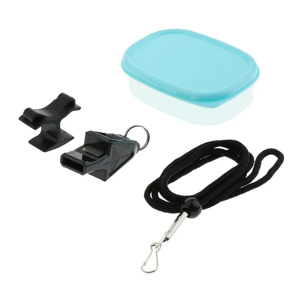 緊急サバイバルホイッスル ストラップ付きフィンガークリップ 安全金属ホイッスル