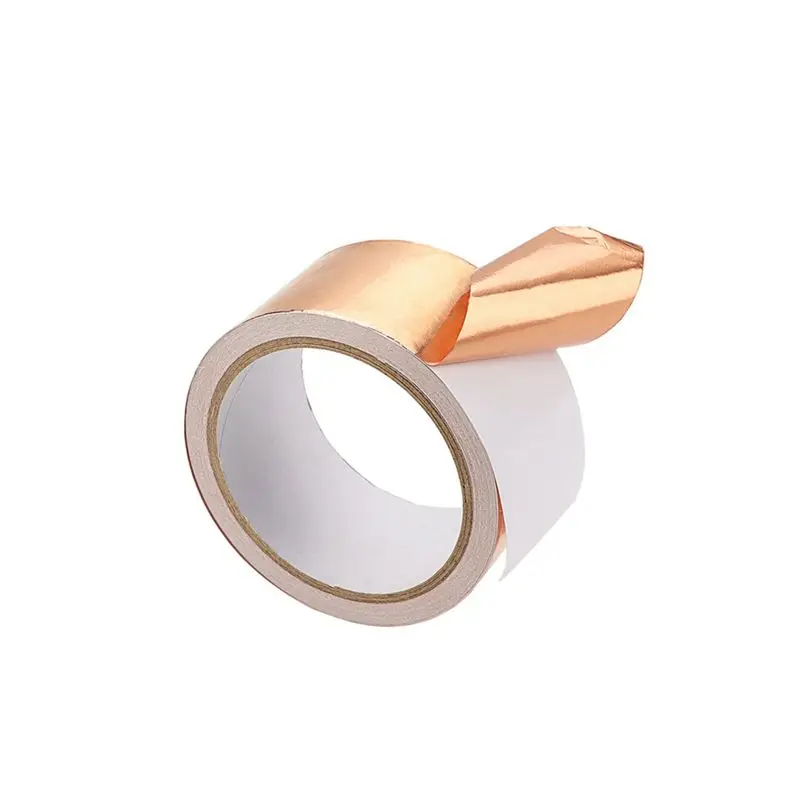KYCOR-DIY Copper Foil Tape  EMI Shielding Doubel  Side Conductive Repair Adhesive Tape Self-Adhesive Repellent Tape