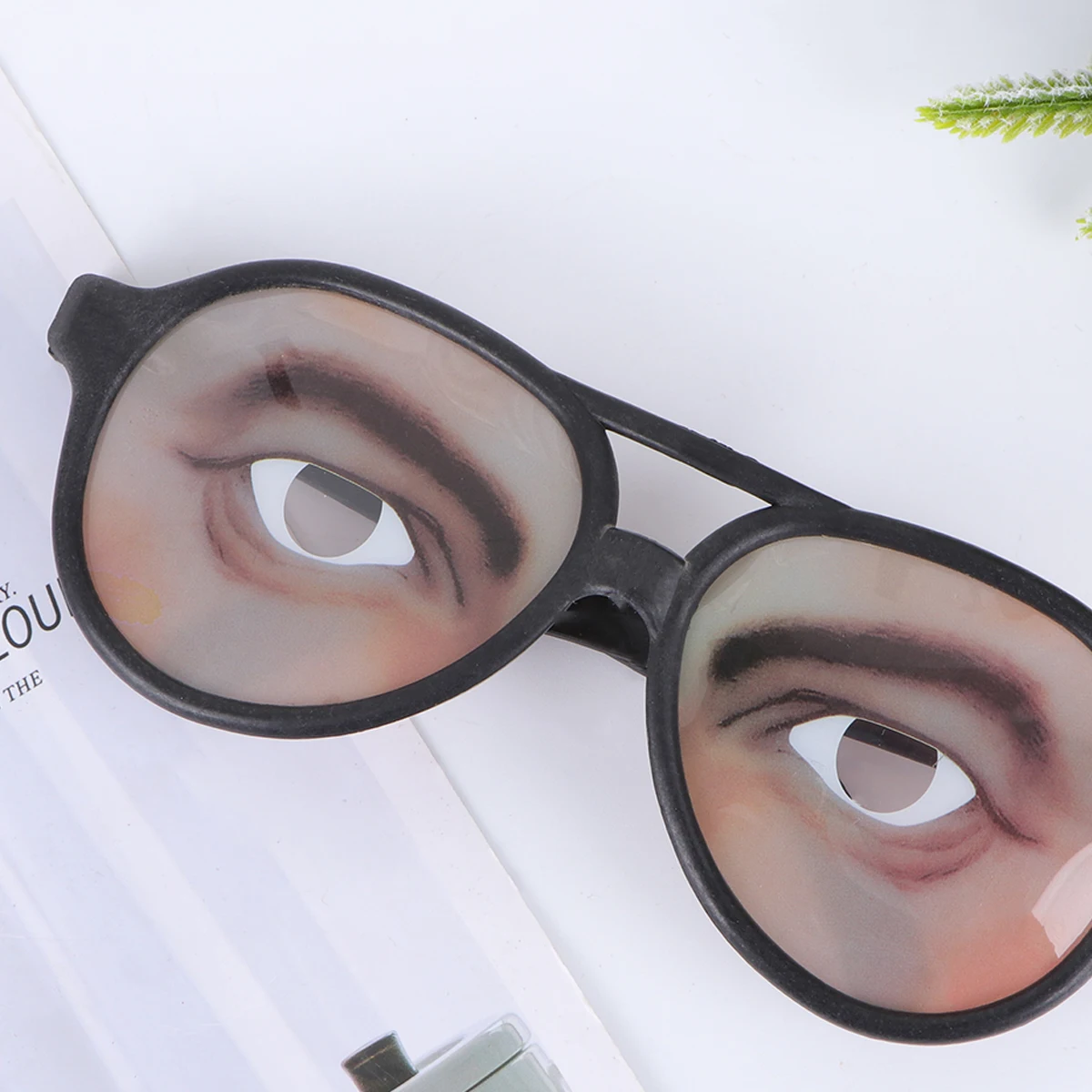 12-teiliges Partybrillen, lustige Augen, Neuheit, Kostüm-Requisiten, Kinder, Halloween, Brillen, Kunststoff, cool, modisch