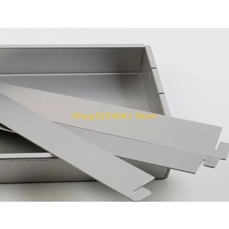 AXYC Aluminum 4 Section Cake Pan for Homemades Battenberg Brownie Bread Dessert Tray