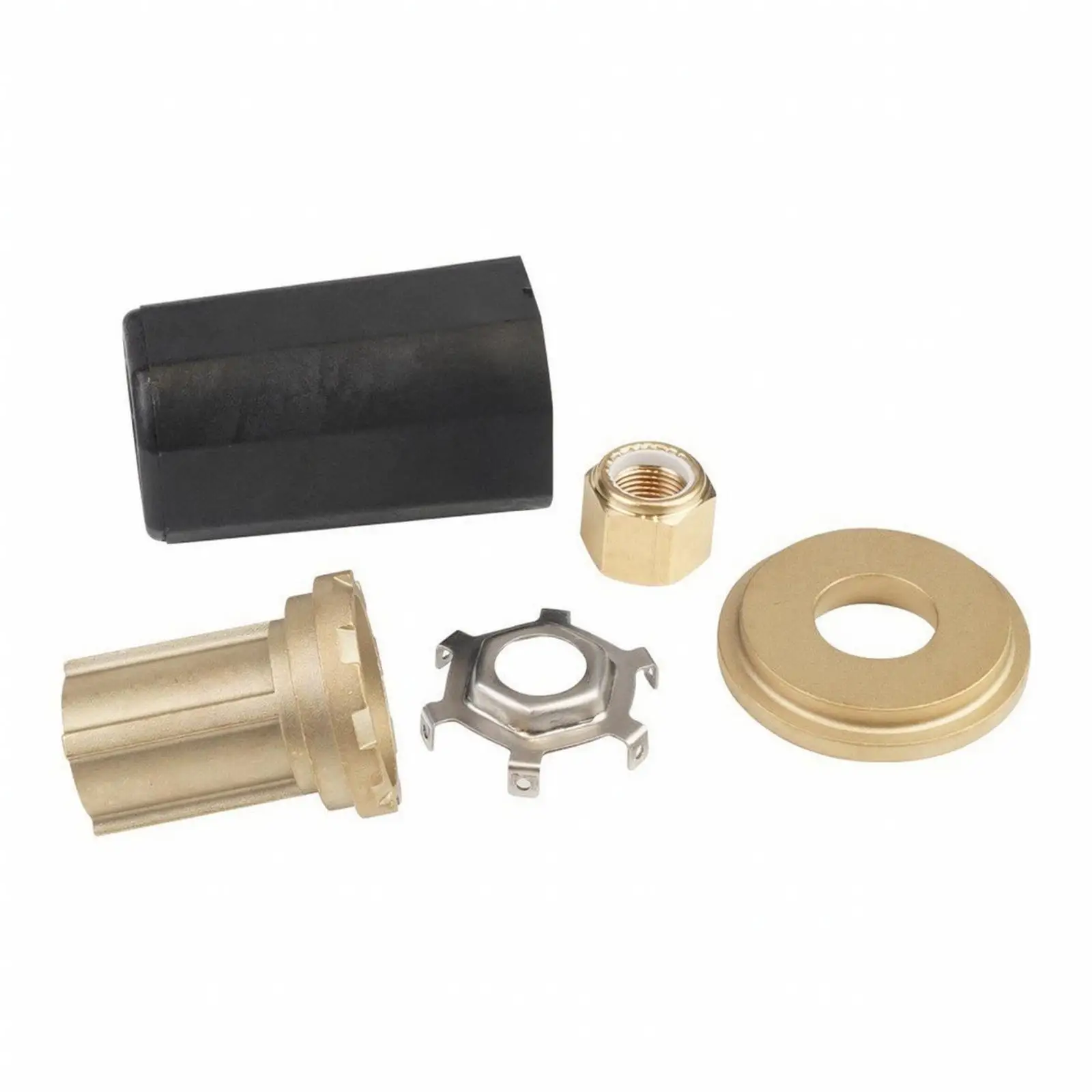 Boat Propeller Hub Adapter Kit with Splined Sleeve and Washer for Marine Outboard Motor