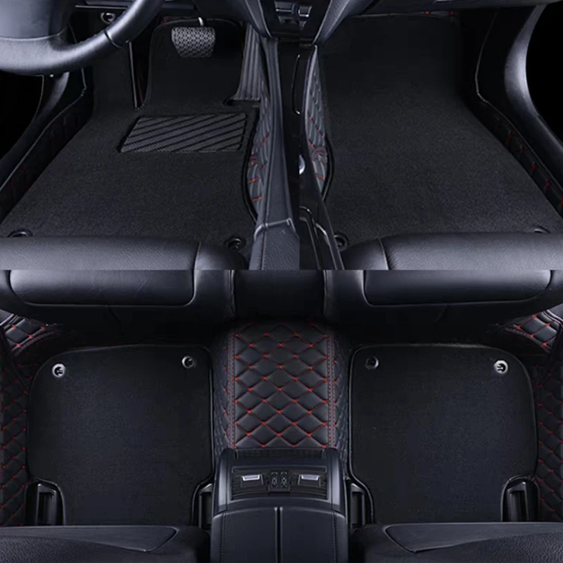 

Custom Double Layer Car Floor Mats Fit for Porsche 981 Boxster Cayman 2013 2014 2015 2016 Auto accessories Foot Carpet