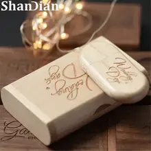 Custom Logo Wooden USB Flash Drive 4GB-64GB #5