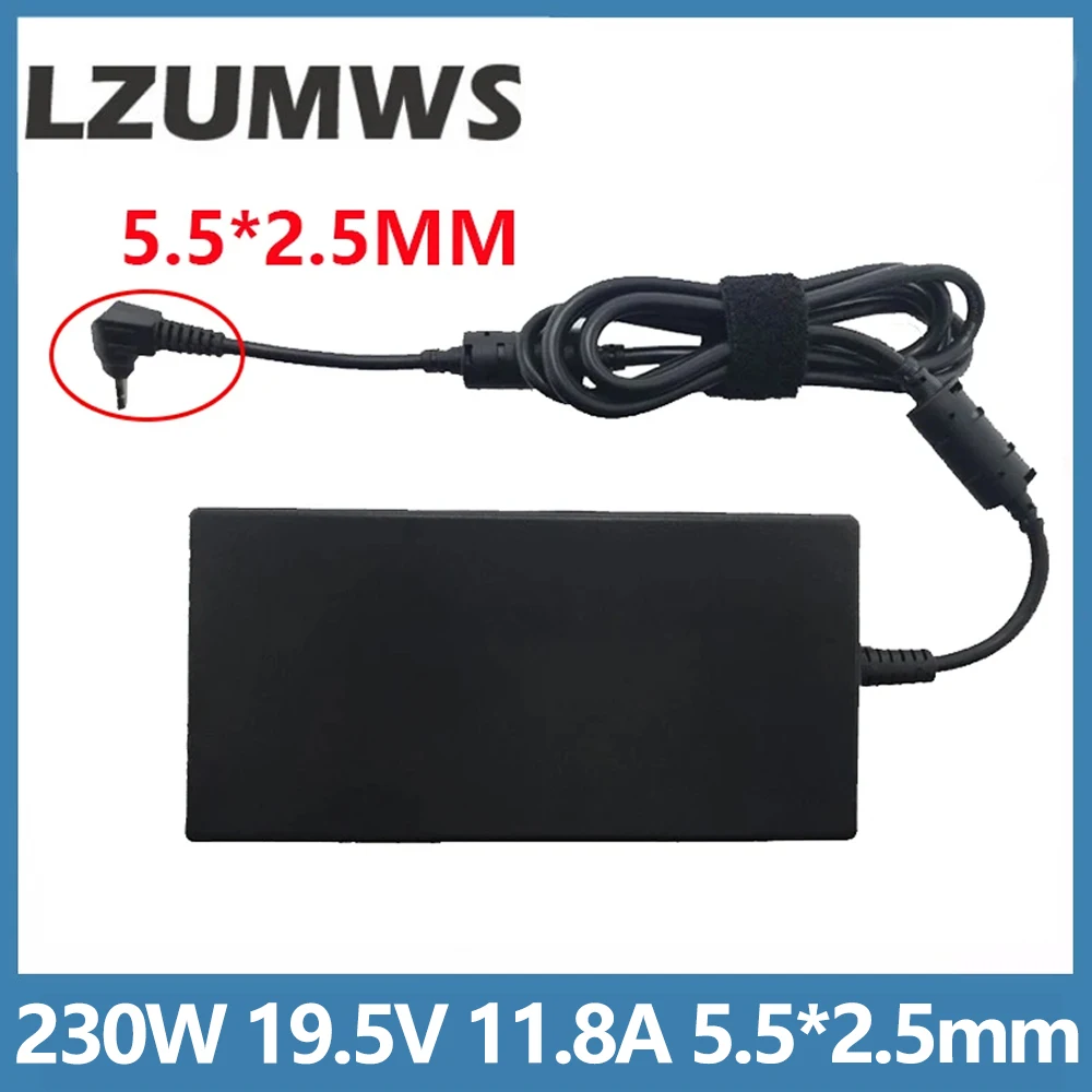 230W 19.5V 11.8A 5.5*2.5MM Laptop Adapter Charger For MSI A12-230P1A  A17-230P1A  GS65 GS66 GS75 STEALTH-248 P65 Power Supplies