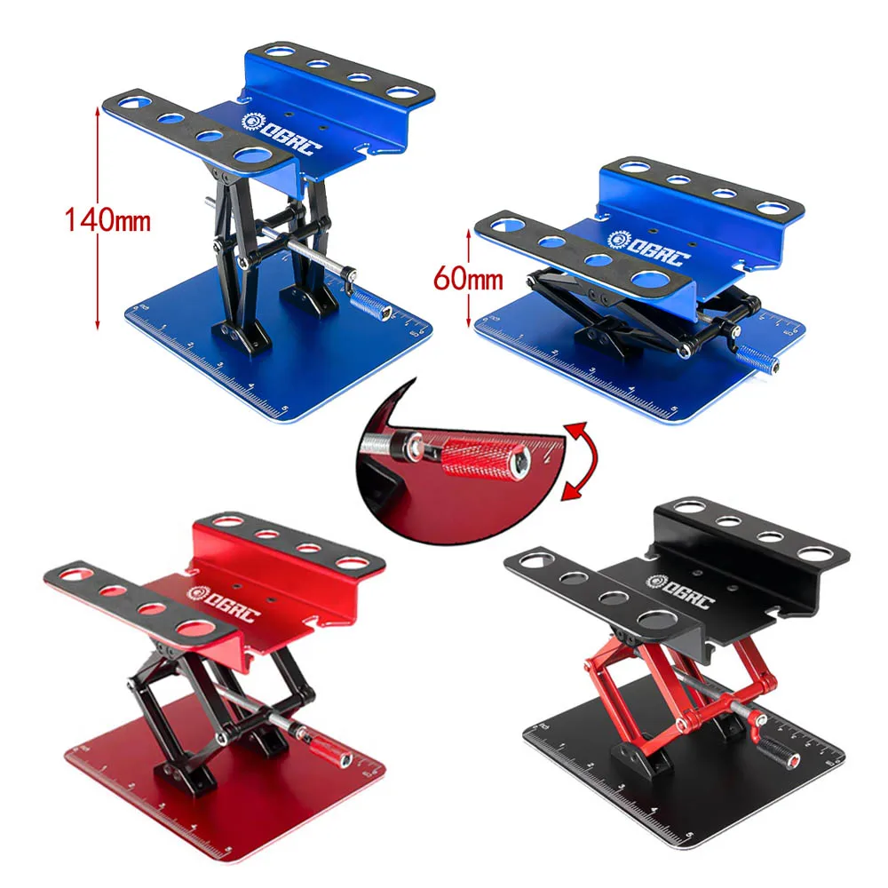 RC Car Repair Station Work Stand Adjustable Height Assembly Platform for TRX4 Redcat Axial Arrma Kraton Slash 1/10 1/8 1/12 Mode