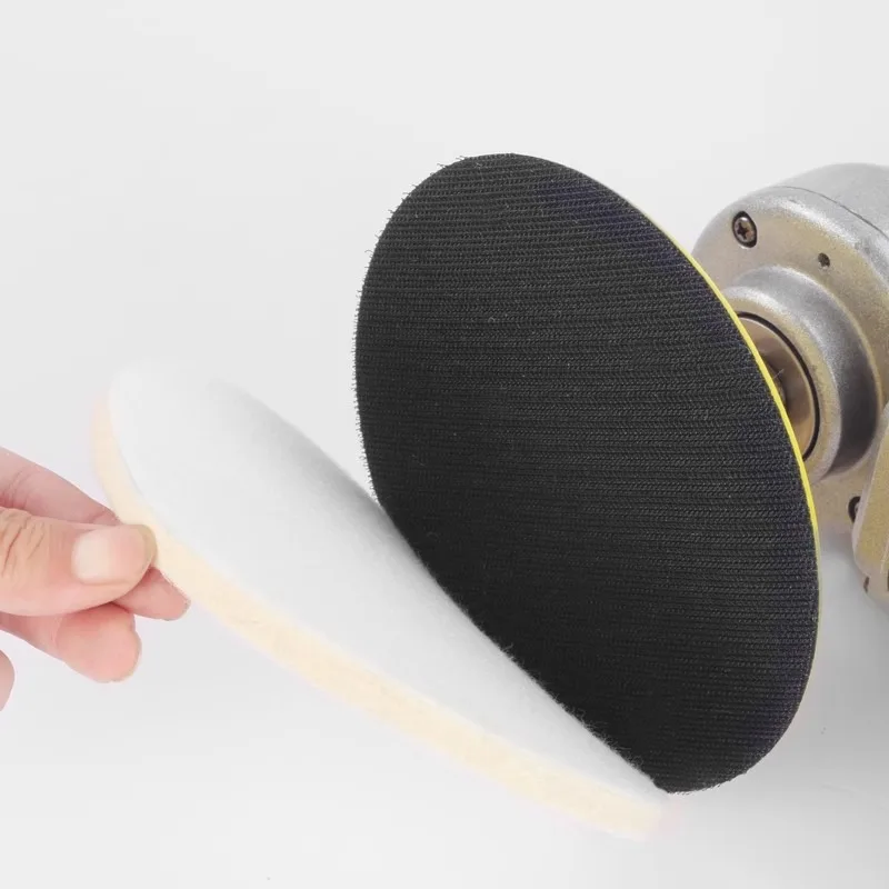 4-5 inch Wool Felt Polishing Pads Buffing Wheel for Car Glass Plastic Metal Stone Wool Wheel Disc for Sander Polishing tool