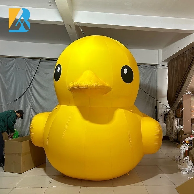 

Customized Birthday Day Decoration Giant Inflatable Yellow Duck for Party Hall Decoration Toys