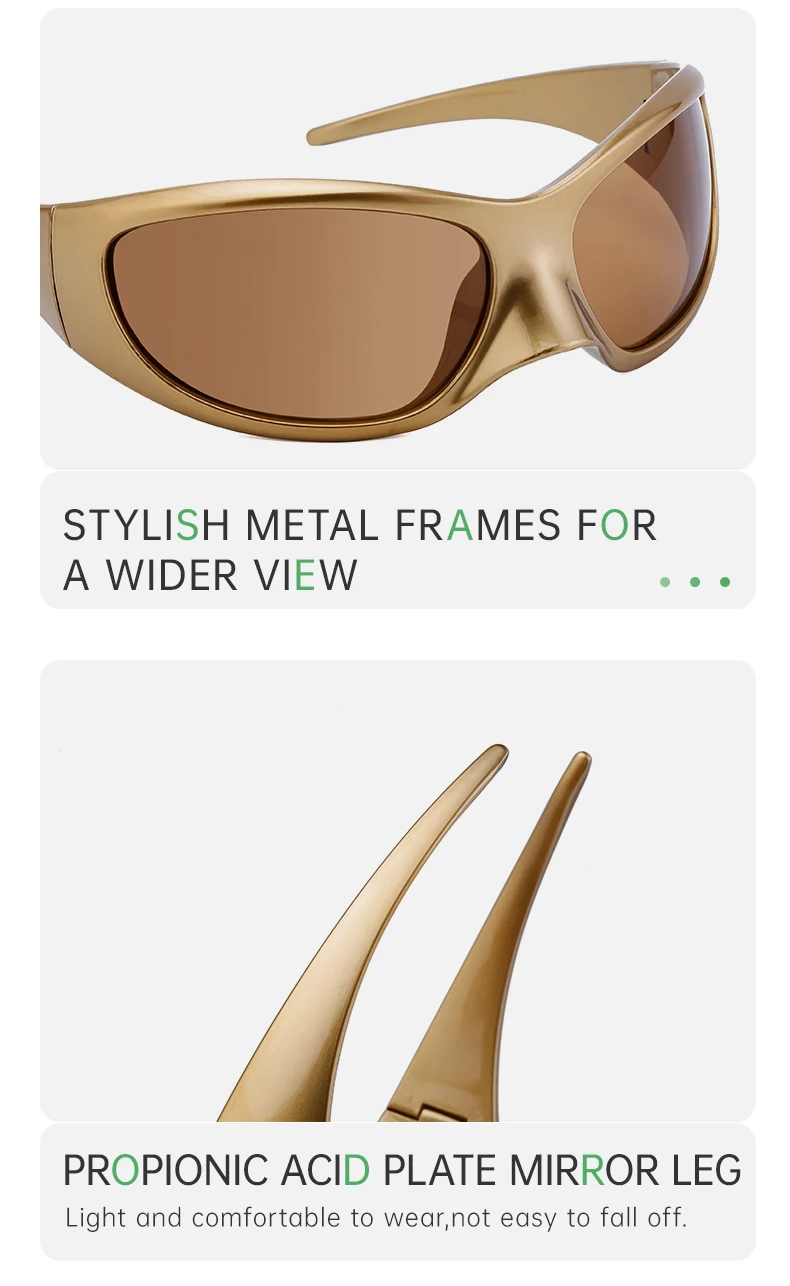 Y2K Punk Katzenaugen-Sonnenbrille für Damen und Herren 2026 Luxusmarke Trendige Sonnenbrillen Vintage Übergroße Steampunk-Brille Gafas De Sol – Detail 11