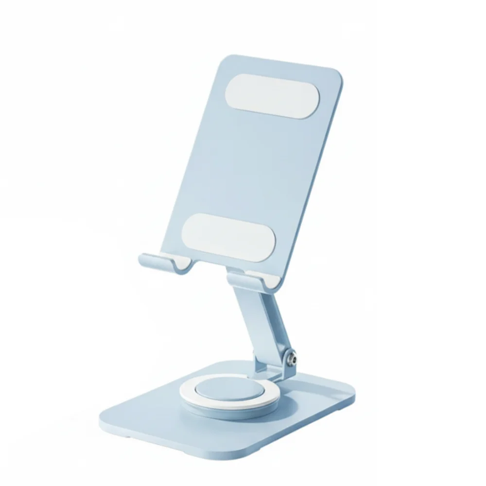 360 ° Rotating Adjustable Phone Holder Folding Adjustable Mobile Phone Holder Stand Metal Portable Table Cell Phone Stand
