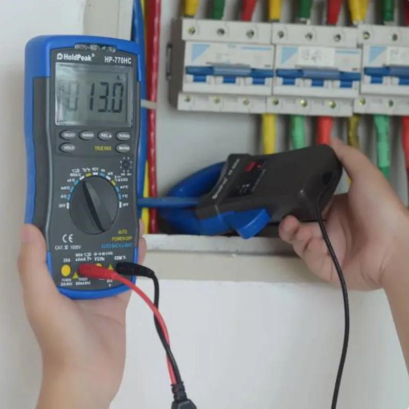 Multimeter Adapter AC/DC Clamp Adapter Current 600A DC Current Measurement Digital Multimeter ELECTRICAL HP-605A