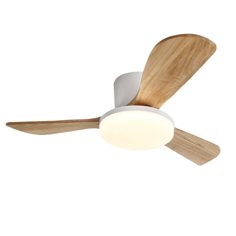 

Ceiling, fan light, solid wood, Nordic, headlights, fan LED dining room, living room