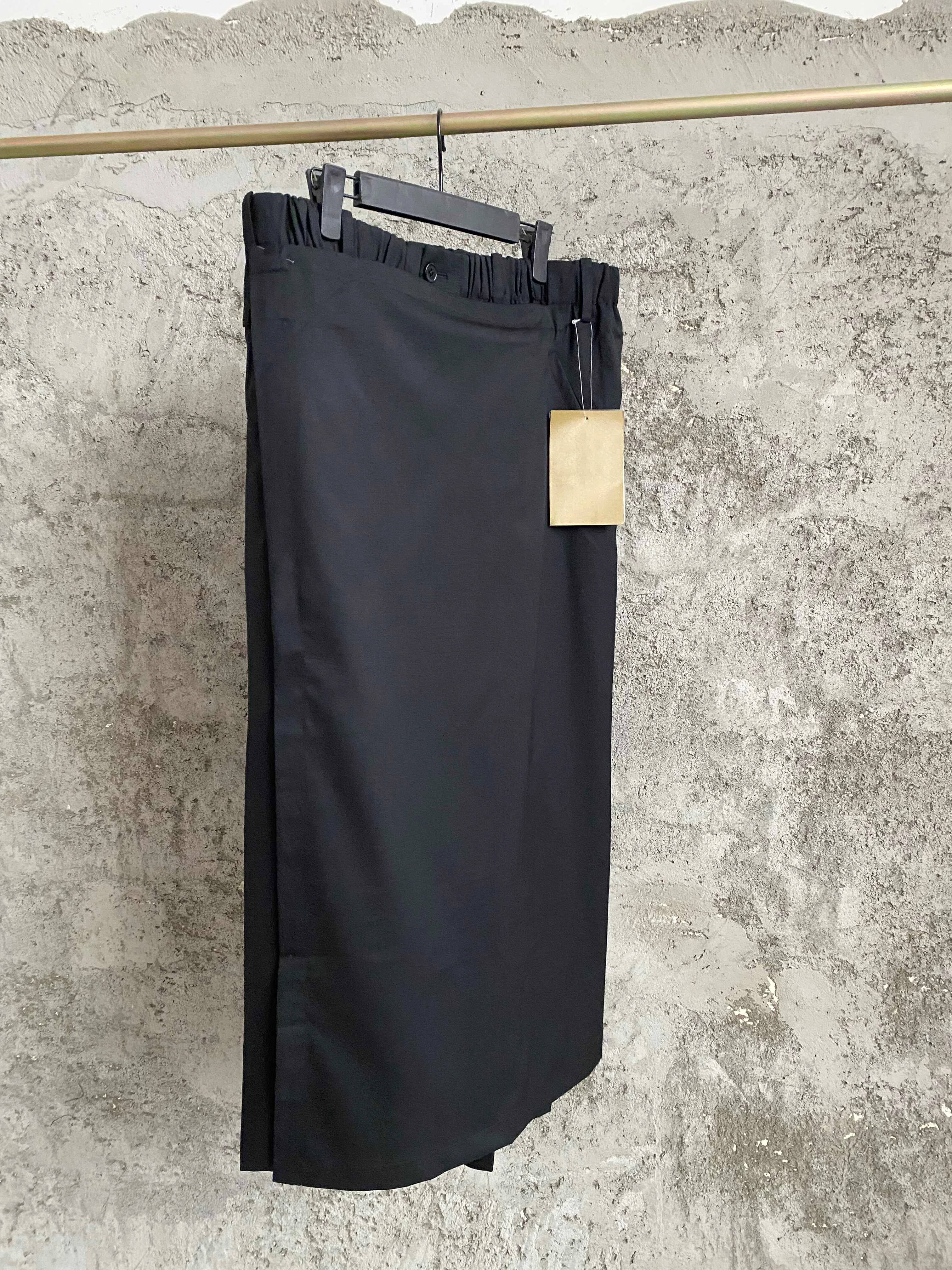 TOP-YAMAMOTO Japanese original design Dark style loose dark style skirt pants Men's Japanese asymmetrical long pants