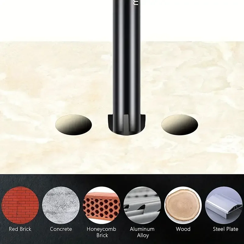 5pcs/10pcs Cross Hex Drill Bit Set For Tile Porcelain Glass Mirror Multifunction Tile Porcelain Drill Bit Kit