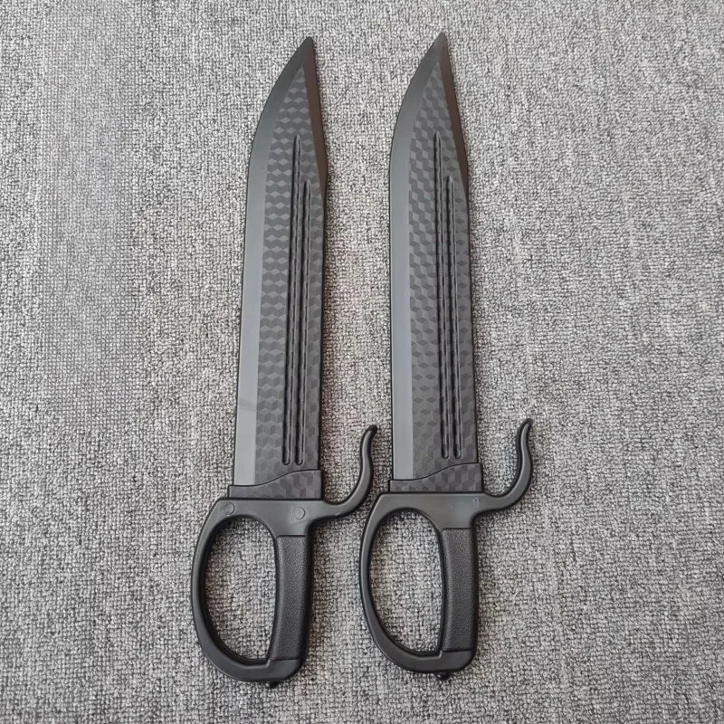 46cm Plastic Wing Chun Eight Knives Tang Hengdao Han Sword Samurai Blade Props Practice - view 5