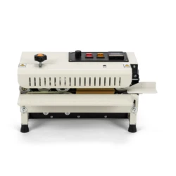 Auto Horizontal Máquina De Selagem De Saco Contínuo, FR-400 Plastic Bag Band Sealer, selador De Saco Elétrico, Data De Impressão