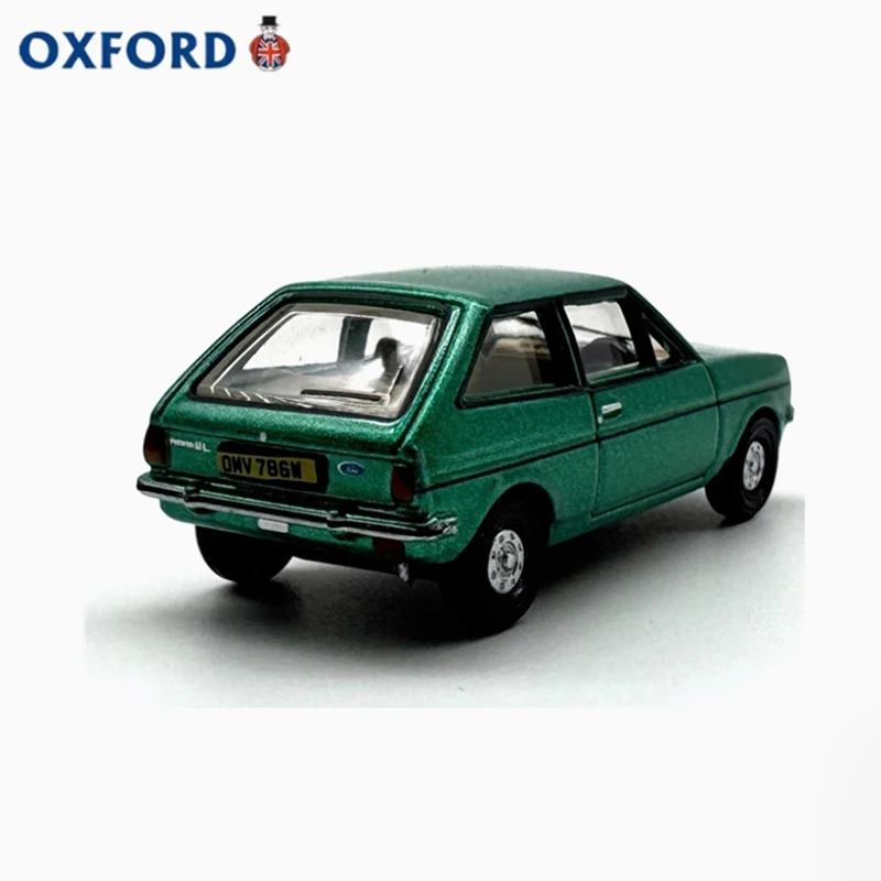 OXFORD 1: 76 Scale Classic Car Fiesta Mk1 Alloy Car Model Decoration Collection Display Toy Gifts Souvenir