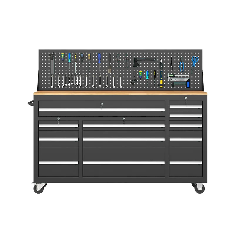 Heavy Tool Cart Mobile Auto Repair Combination Toolbox Multi-pump Repair Locker Thickened Pulley Hardware Tool Cart