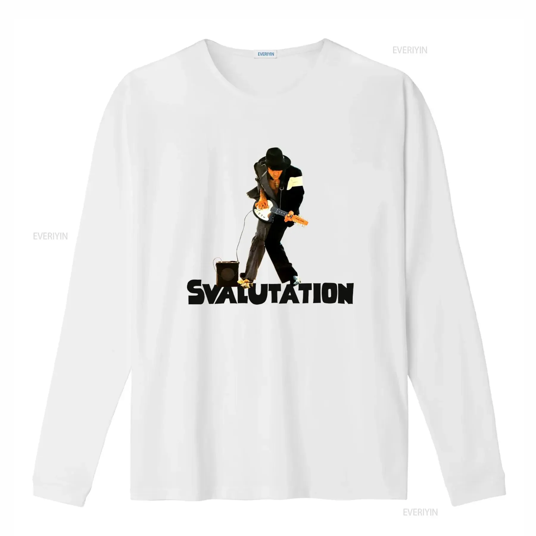 Adriano Celentano Molleggiato Svalutation Rock Guitarist Print T shirt FYA1 vintage Washed Slightly homme Stretched Stylish