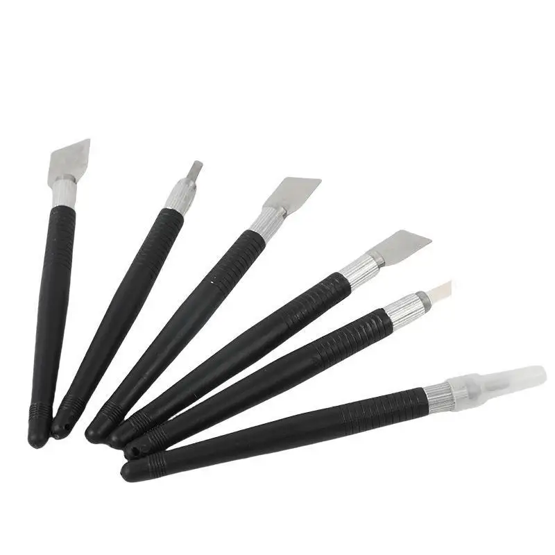 2Pcs High Quality Phone Repair Tools Memory Metal Tin Scraping Knife Solder Paste Mixing Knife Pry Opening For Phone Repair