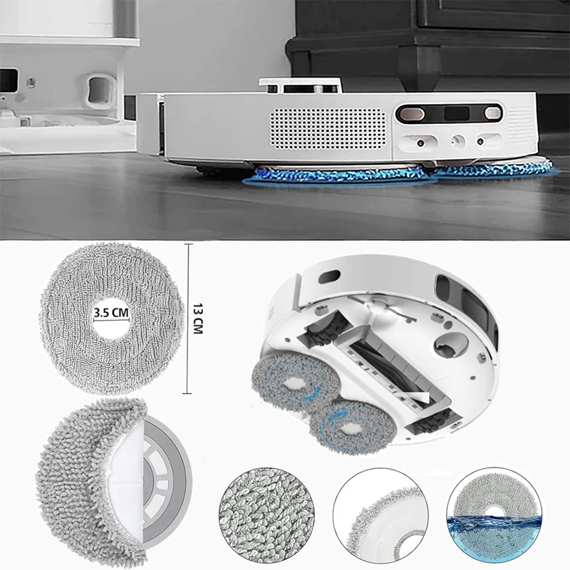 Voor Dreame L 10S Ultra/L10 Ultra/L10 Prime Stofzakken Hepa Filter Dweil Robot Stofzuiger Vervangende Onderdelen