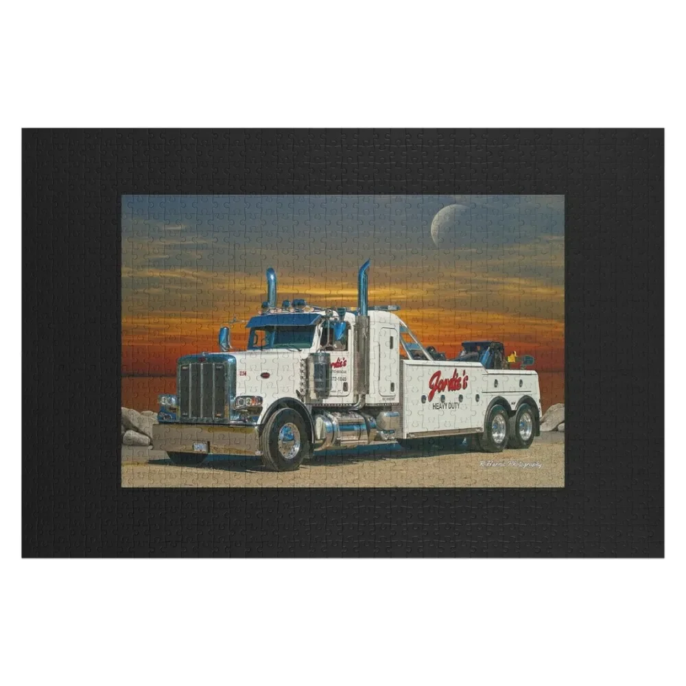 

Peterbilt Tow Truck Jigsaw Puzzle Toys For Children Custom Name Child Toy Custom Personalized Gift Married Puzzle