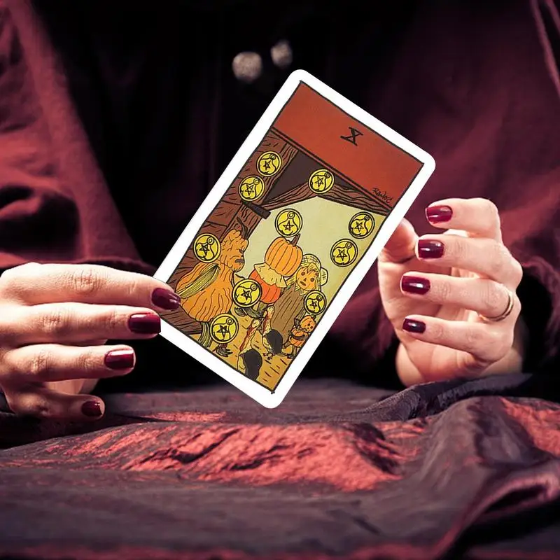 Tarot nieznane karty talii losu wróżenie gry stołowe karty do gry rodzinna gra planszowa rozrywkowa karty wyroczni taroty