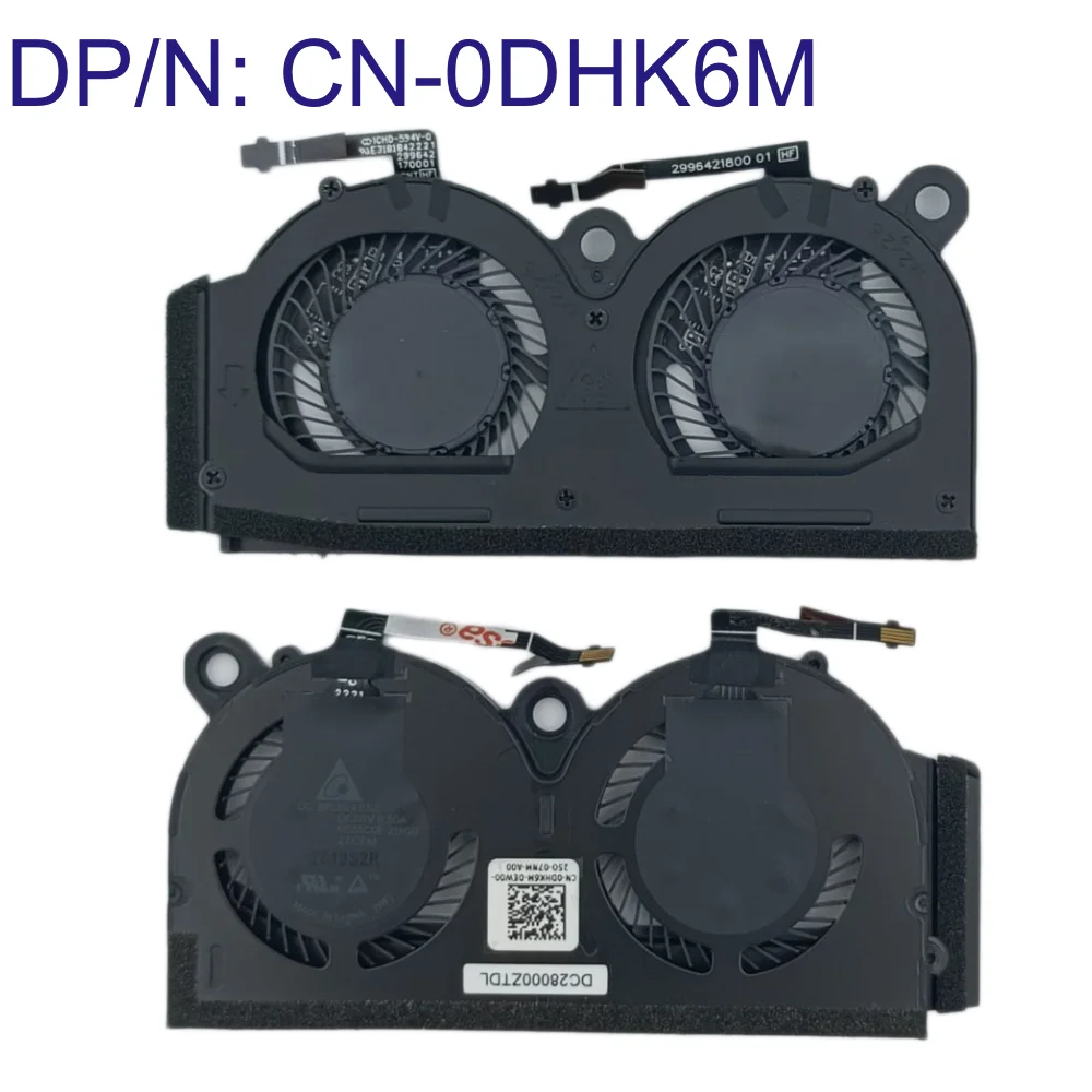 

Laptop Cooling Fan for Dell Latitude 9330 Cooler Radiator 0DHK6M DHK6M DC28000ZTDL ND55C0E-21H20 BN8505S5H-000P DC28000ZTUO DC5V