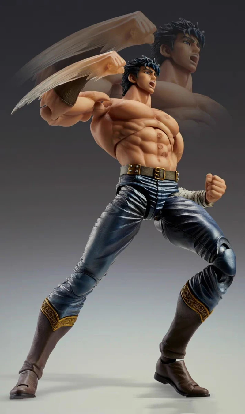 18cm Fist of The North Star Anime Figure Kenshiro Transmigration Ver PVC Action Figure Adult Collection Model Doll Toys