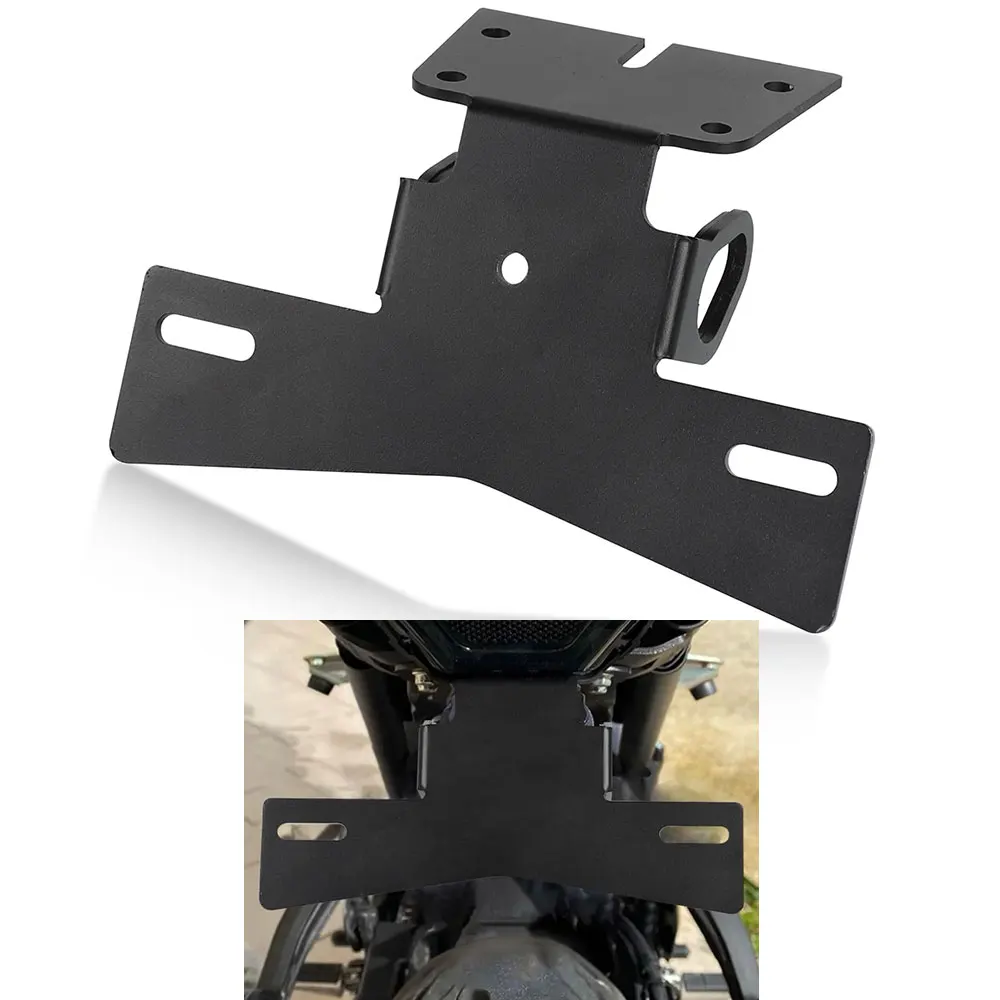 MT07 FZ07 MT 07 Motorcycle License Plate Holder Support Fender Registration Bracket For YAMAHA FZ-07 MT-07 XSR700 2021 2022 2023