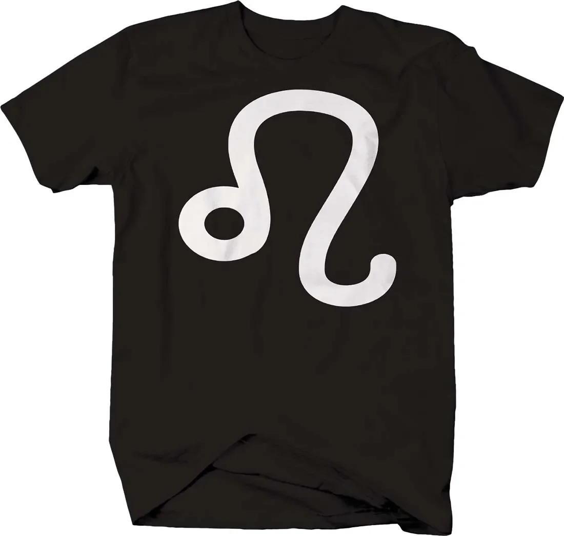 ليو الأسد رمز 23 أغسطس 22 تي شيرت علم التنجيم بعلامة زودياك. الصيف القطن قصير الأكمام س الرقبة رجل تي شيرت جديد S-3XL #1