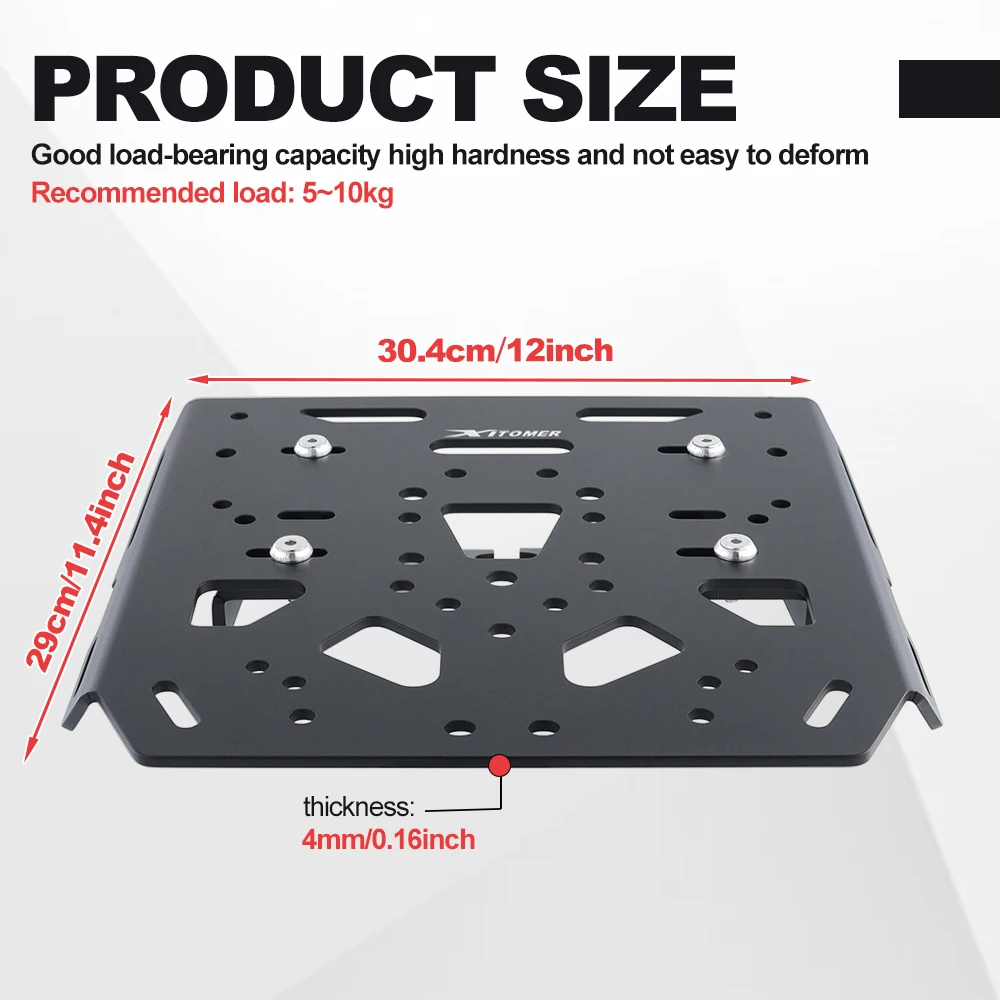 For Kawasaki Z125 / Z125 Pro 2016 2017 2018 2019-2026 Motorcycle Rear Luggage Rack Carrier Case Top Box Support Holder Bracket