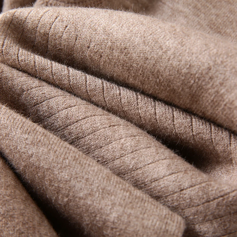 Winter Woolen Thickened Fleece Lined Cotton Trousers Men's Warm Pants Middle Waist Simple Style Double Layer Pure Color