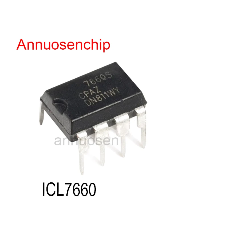 10PCS New and Original ICL7660SCPA DIP-8 ICL7660