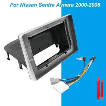 10,1 palcový panel autorádia pro Nissan Sentra Almera 2000-2006 2Din DVD GPS MP5 přehrávač Android Instalace stereo panelu na palubní desku 10 nejlepší prodej Nissan Almeera Dash - №9