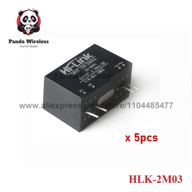 

5Pcs/Lot 220V to 3.3V 5V 9V 12V Mini Isolation Switch AC-DC Power Module AC to DC Power Supply Module for Electronics