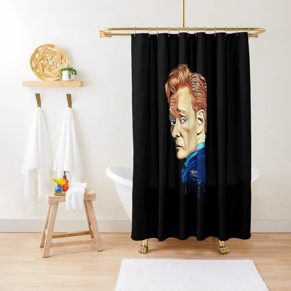 

Conan O'Brien Shower Curtain Waterproof Fabric Bathroom For Shower Modern Accessory Bathrooms Curtain